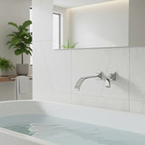 180mm Bath Spout Polished Chrome Finish - Close-Up Angle