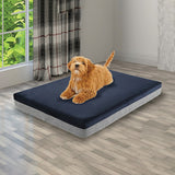 Memory Foam Dog Bed 12CM Thick Large Orthopedic Dog Pet Beds Waterproof Big - Front View