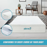 Palermo Double Mattress 30cm Memory Foam Green Tea Infused CertiPUR Approved - Extra Image