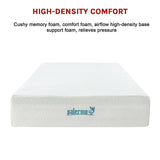 Palermo Double Mattress 30cm Memory Foam Green Tea Infused CertiPUR Approved - Extra Image