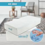 Single 30cm Green Tea Memory Foam Mattress  Cooling Comfort with CertiPUR-US® Certified Foam