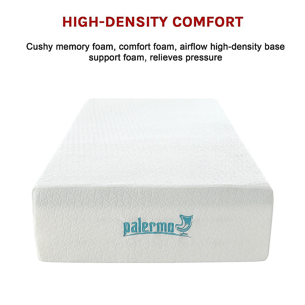 Single 30cm Green Tea Memory Foam Mattress  Cooling Comfort with CertiPUR-US® Certified Foam