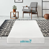 Palermo Queen 25cm Gel Memory Foam Mattress - Dual-Layered - CertiPUR-US Certified - 45-Degree Angle