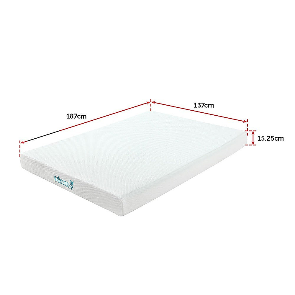 Palermo Queen Mattress Memory Foam Green Tea Infused CertiPUR Approved