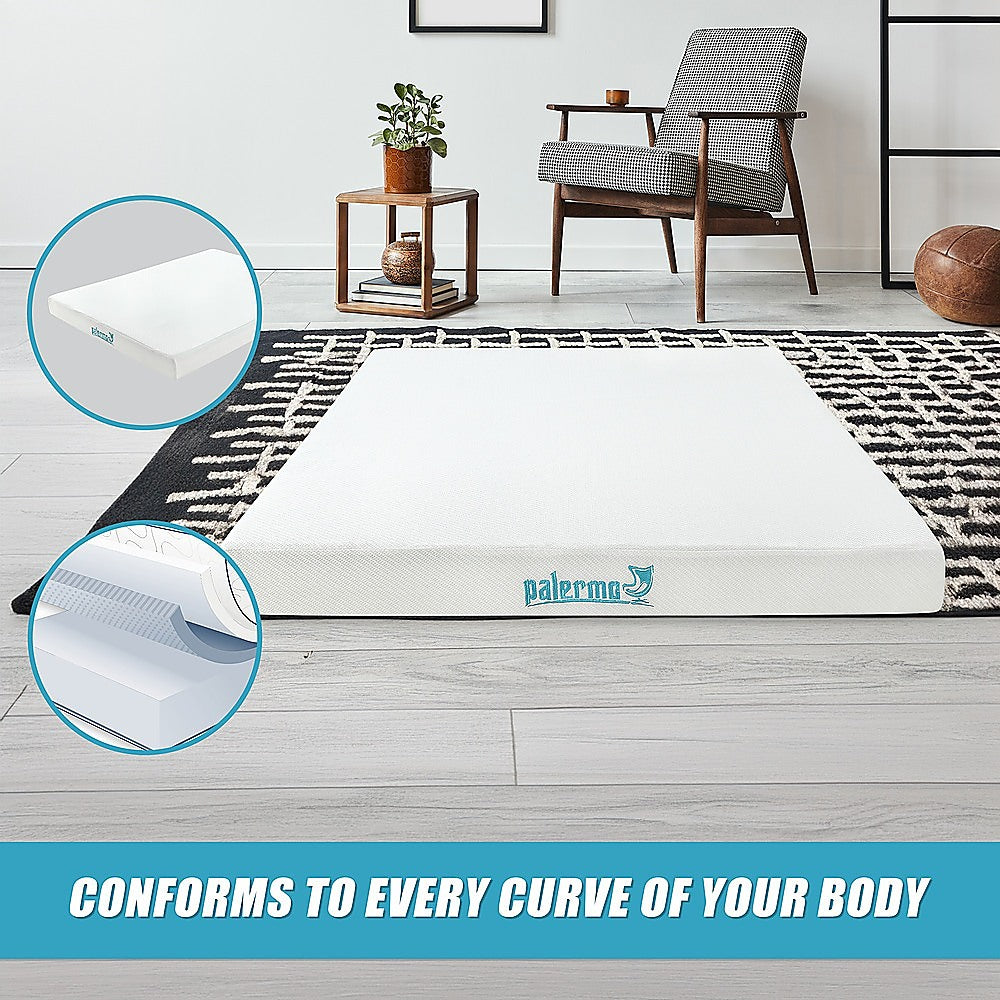 Palermo King 25cm Gel Memory Foam Mattress - Dual-Layered - CertiPUR-US Certified