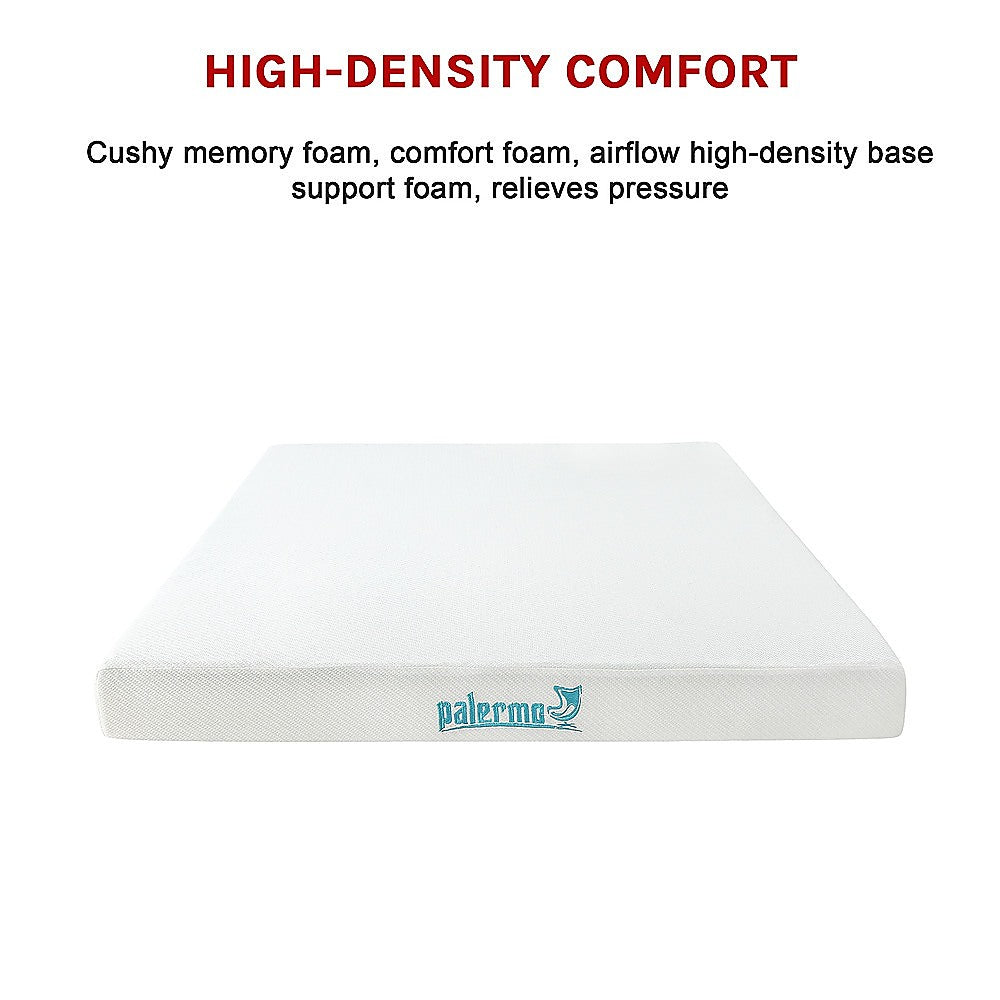 Palermo King 25cm Gel Memory Foam Mattress - Dual-Layered - CertiPUR-US Certified