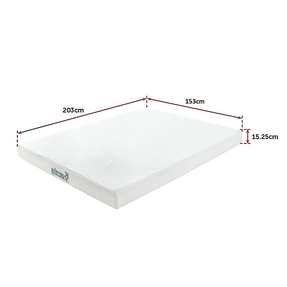 Palermo King 25cm Gel Memory Foam Mattress - Dual-Layered - CertiPUR-US Certified