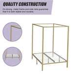 4 Four Poster Double Bed Frame - 45-Degree Angle