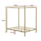 4 Four Poster Double Bed Frame - Extra Image