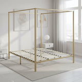 4 Four Poster King Bed Frame - Front View