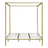4 Four Poster King Bed Frame - Top-Down View