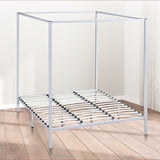 4 Four Poster King Bed Frame - Front View