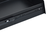 19" Rack Mount 2U Steel Plate DJ Drawer Equipment Cabinet Locking Lockable