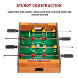 Foosball Games Soccer Table Kids Portable Toy Gift - Close-Up Angle