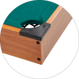 Kids Mini Billiard Table Game Toy Wooden Snooker Pool Home Fun Birthday Gift - 45-Degree Angle