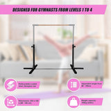 Gymnastics Training Bar Kids Adjustable Horizontal Kip Fitness Gym Equipment - Extra Image