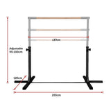Gymnastics Training Bar Kids Adjustable Horizontal Kip Fitness Gym Equipment - Extra Image