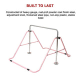 Kids Gymnastics Bars Training Horizontal Bar Monkey Kip Bar Pink - Extra Image