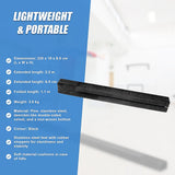2.2m Gymnastics Folding Balance Beam Black Synthetic Suede - Extra Image