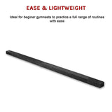 2.2m Gymnastics Folding Balance Beam Black Synthetic Suede - Extra Image