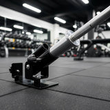 T Bar Row Landmine Platform 360-degree Swivel Fits 1, 2 Olympic Bars - Rear View