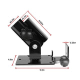 T Bar Row Landmine Platform 360-degree Swivel Fits 1, 2 Olympic Bars - Low Angle