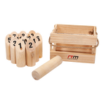 Number Toss Wooden Set Outdoor Games with Carry Case