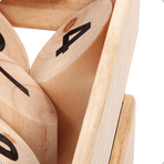 Number Toss Wooden Set Outdoor Games with Carry Case