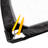 Pair of Soccer Football Goals 180cm Pop Up Portable Quick Set Up - Top-Down View