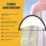 Pair of Soccer Football Goals 180cm Pop Up Portable Quick Set Up - Extra Image