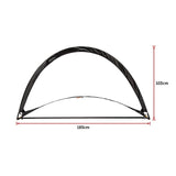 Pair of Soccer Football Goals 180cm Pop Up Portable Quick Set Up - Extra Image