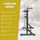 Commercial Squat Rack Adjustable Pair Fitness Exercise Weight Lifting Gym Barbell Stand