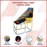 Kids Basketball Hoop Arcade Game - Side View