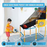 Kids Basketball Hoop Arcade Game - Low Angle