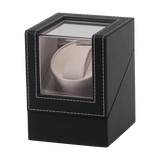 Automatic Watch Winder Display Box Case Motor Rotation Storage PU Leather - Top-Down View