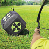Archery 3D Dice Target Cube Reusable 18 Sides 23CM Self Healing XPE Foam Target - Front View