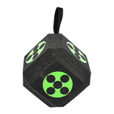 Archery 3D Dice Target Cube Reusable 18 Sides 23CM Self Healing XPE Foam Target - 45-Degree Angle
