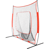 Portable Baseball Training Net Stand Softball Practice Sports Tennis - Top-Down View