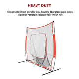 Portable Baseball Training Net Stand Softball Practice Sports Tennis - Extra Image