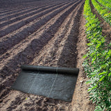 Heavy Duty Weed Control PP Woven Fabric Weed Mat Gardening Plant 0.92m x 20m - Front View
