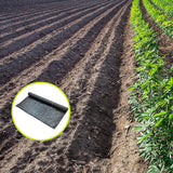 Heavy Duty Weed Control PP Woven Fabric Weed Mat Gardening Plant 1.83m x 30m - Top-Down View