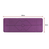 8mm TPE Yoga Mat Exercise Fitness Gym Pilates Non Slip Dual Layer - Extra Image