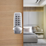 Keyless deadbolt digital electronic door lock keypad mechanical Code Entry Door - Front View
