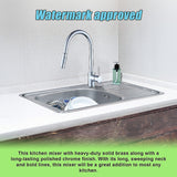 Basin Mixer Tap Faucet -Kitchen Laundry Bathroom Sink - Close-Up Angle