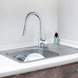 Basin Mixer Tap Faucet -Kitchen Laundry Bathroom Sink - Low Angle