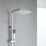 300mm Shower Head Square 304SS Polished Chrome Finish - Front View
