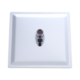300mm Shower Head Square 304SS Polished Chrome Finish - Top-Down View