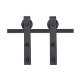 1.8m Sliding Barn Door Hardware Heavy Duty Sturdy Kit - Low Angle