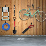 12-Pack Wall Mount Garage Hooks Tool Storage Workshop Organiser Heavy Duty Steel - Front View