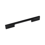 5 x 128mm Kitchen Handle Cabinet Cupboard Door Drawer Handles square Black furniture pulls - Top-Down View